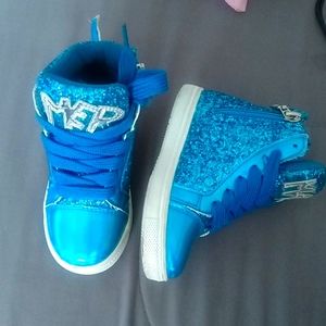 Teal glitter mermaid shoes